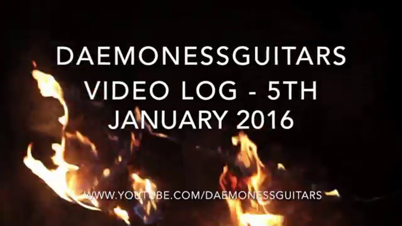DAEMONESS GUITARS VIDEO LOG SERIES TRAILER