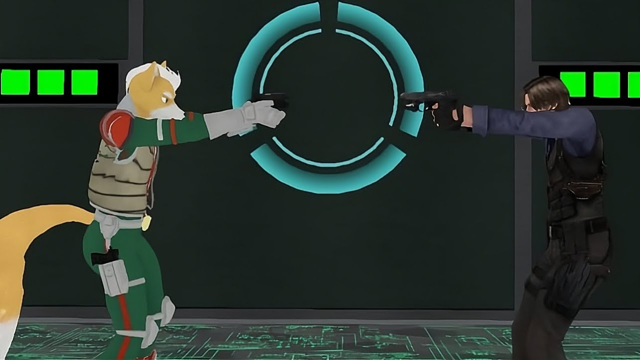 [MMD Fight] Fox Mccloud vs Leon S. Kennedy