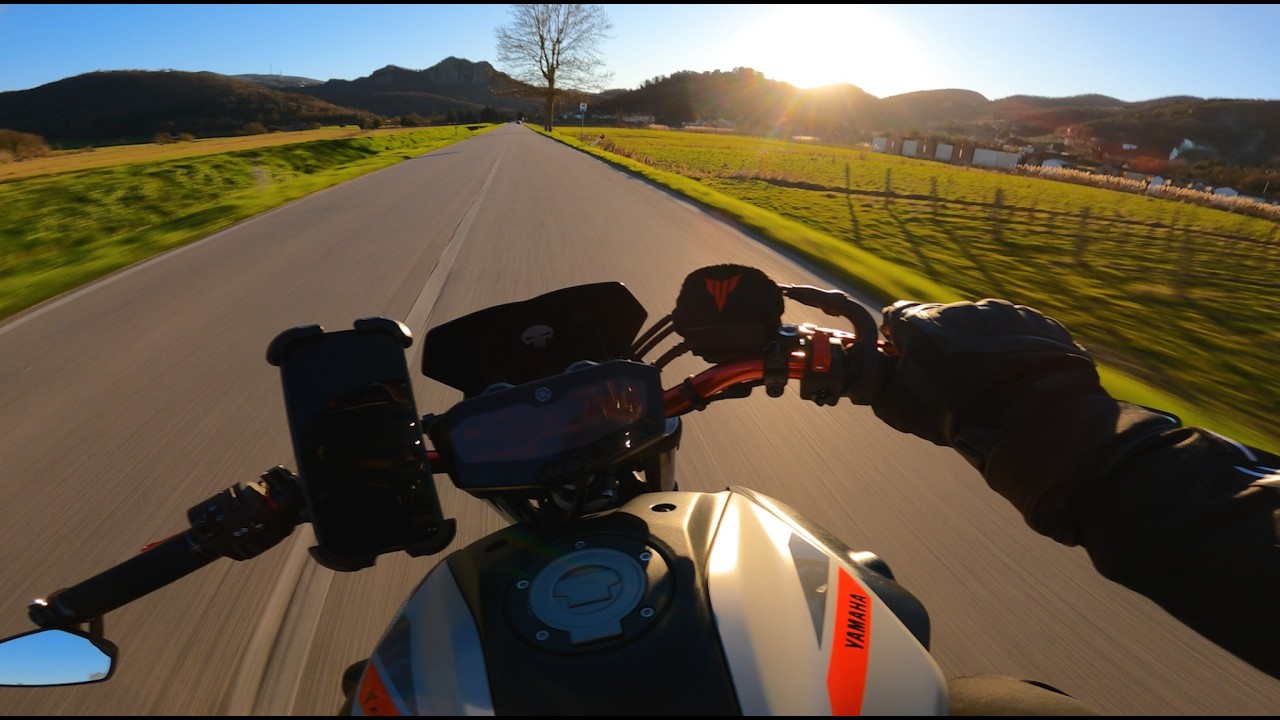 YAMAHA MT-07 (35 kw) - SC Project Exhaust - 4K POV - Fun Machine