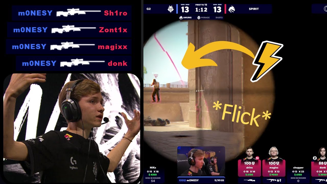 The Flick Only m0NESY Can Hit! | The Best M0nesy Highlights In CS2