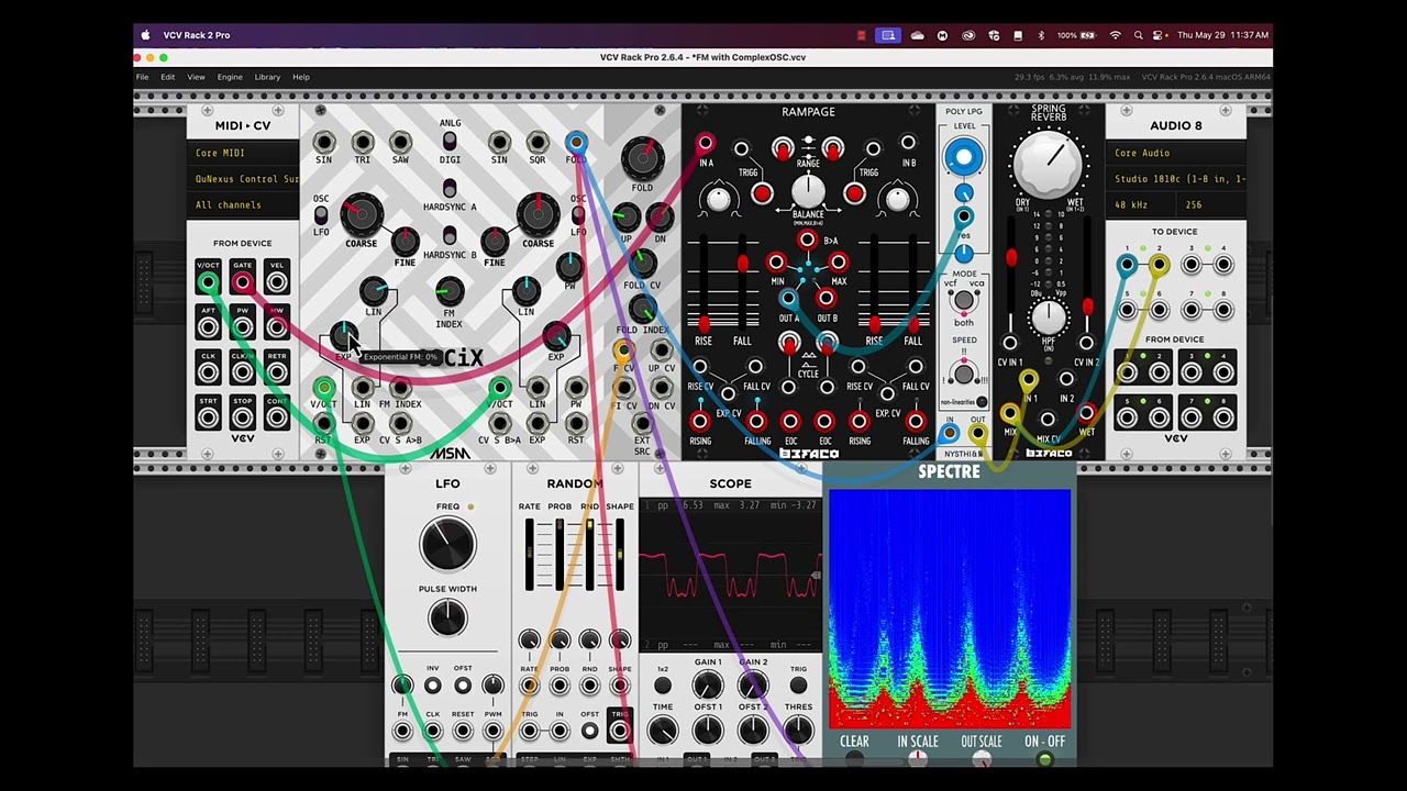 VCV 14 - FM with Complex Oscillator