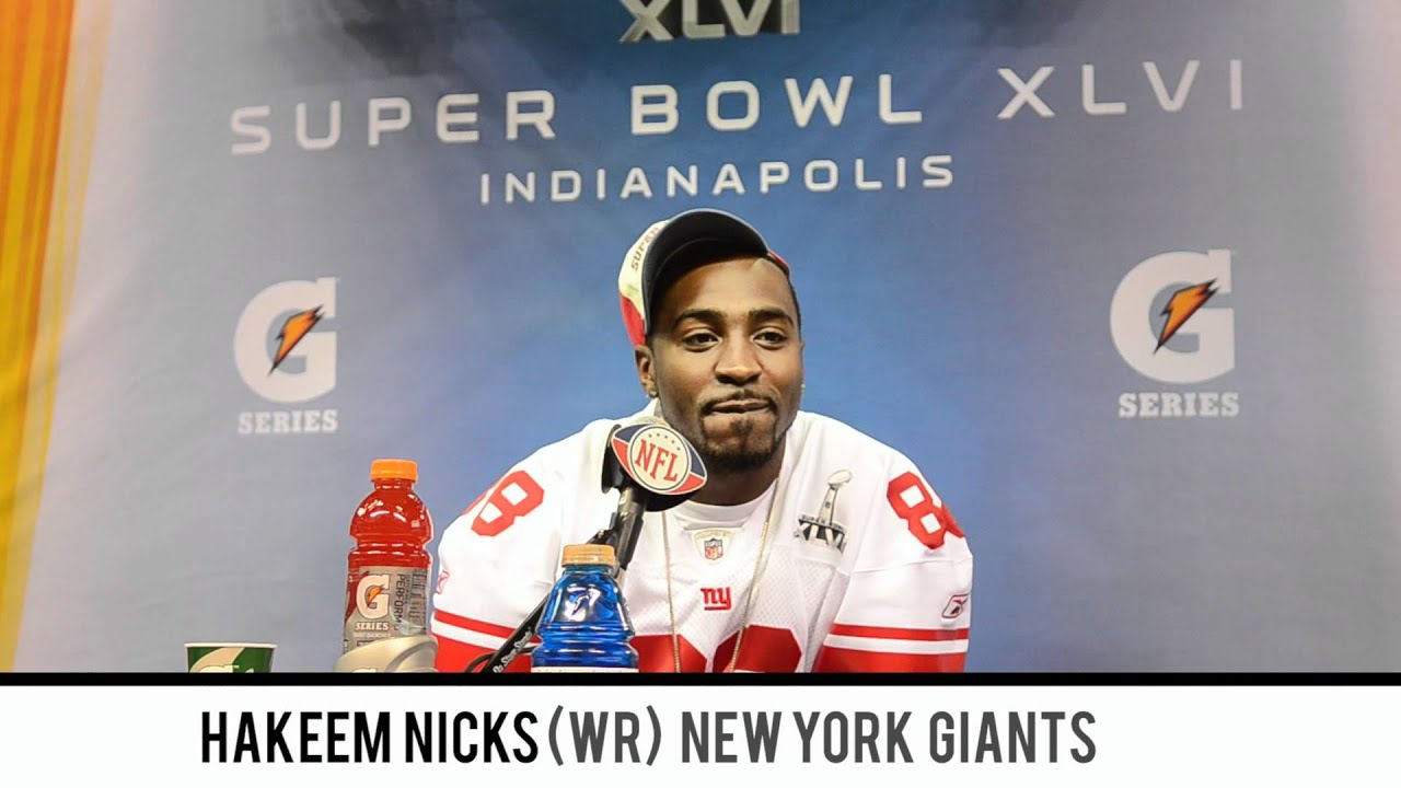 Hakeem Nicks Talks About Getting Ready for Super Bowl XLVI