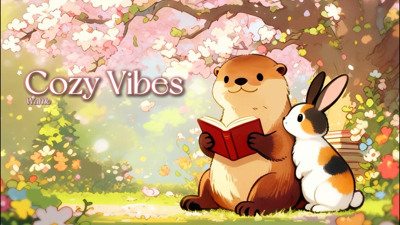 Spring Under the Cherry Blossoms | Cozy Lofi  #lofihiphop  #chillmusic #coffeemusic #studymusic