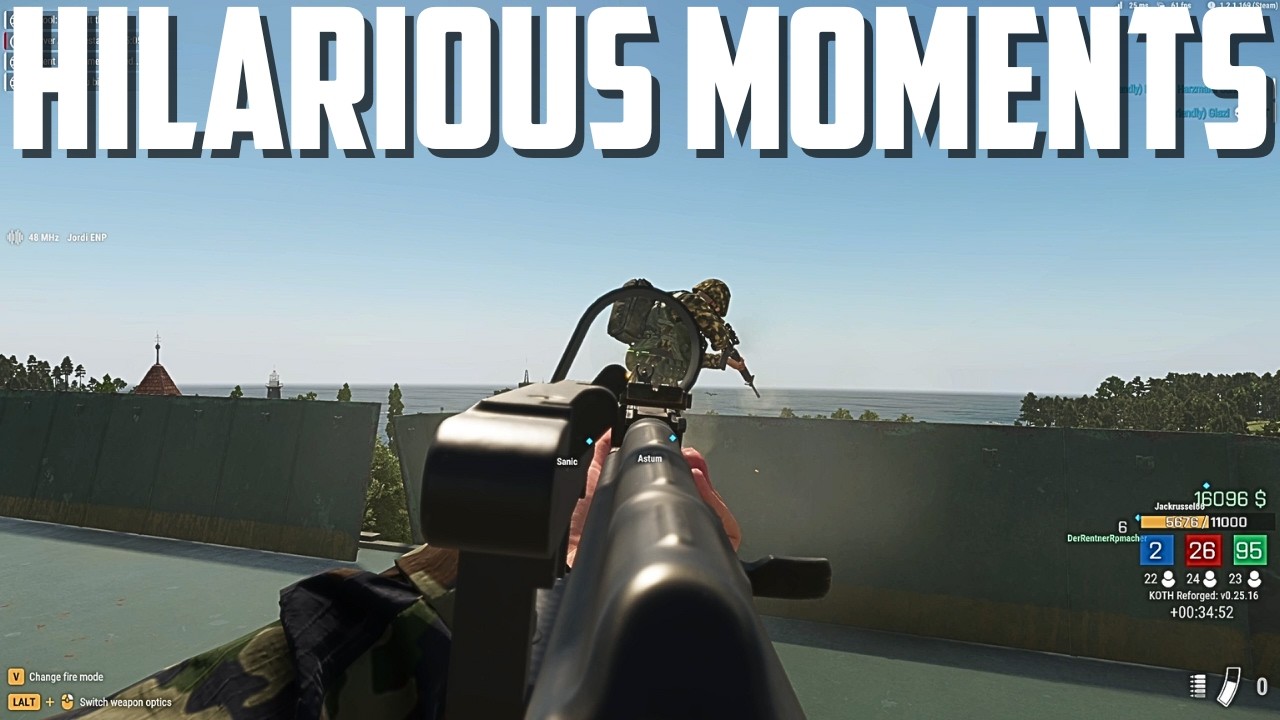 Arma Reforger KOTH полон УМОРОЖДЕННЫХ людей...