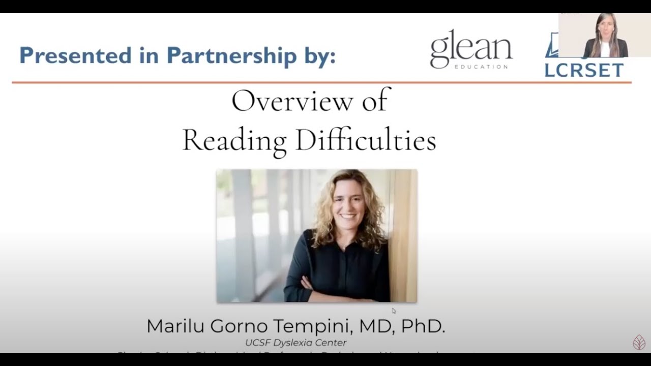 SCOE + Glean Education | Spring PLN Webinar ft. Dr. Marilu Gorno-Tempini | April 1, 2025