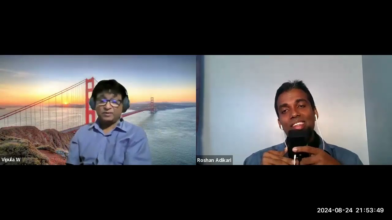 Dr. Vipula Wanigasekara සහ  ආචාර්‍ය රොෂාන් අදිකාරි ඇමරිකාවේ කැන්සාස් සිට-සැබෑ සිහිය මේ මොහොතද?