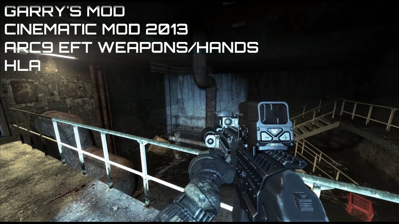 Garry's mod ARC9 EFT weapon showcase featuring HL2 levels + Cinematic Mod 2013 & HLA assets