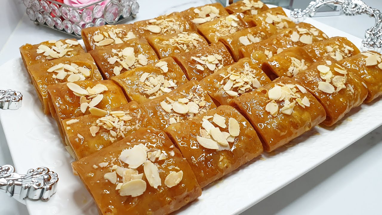 سجليهم لرمضان 🌙رغيفات معسلين رمضانية بمذاق الشباكية بدون حليب ولا خميرة مقرمشين ويكذوب فالفم😋
