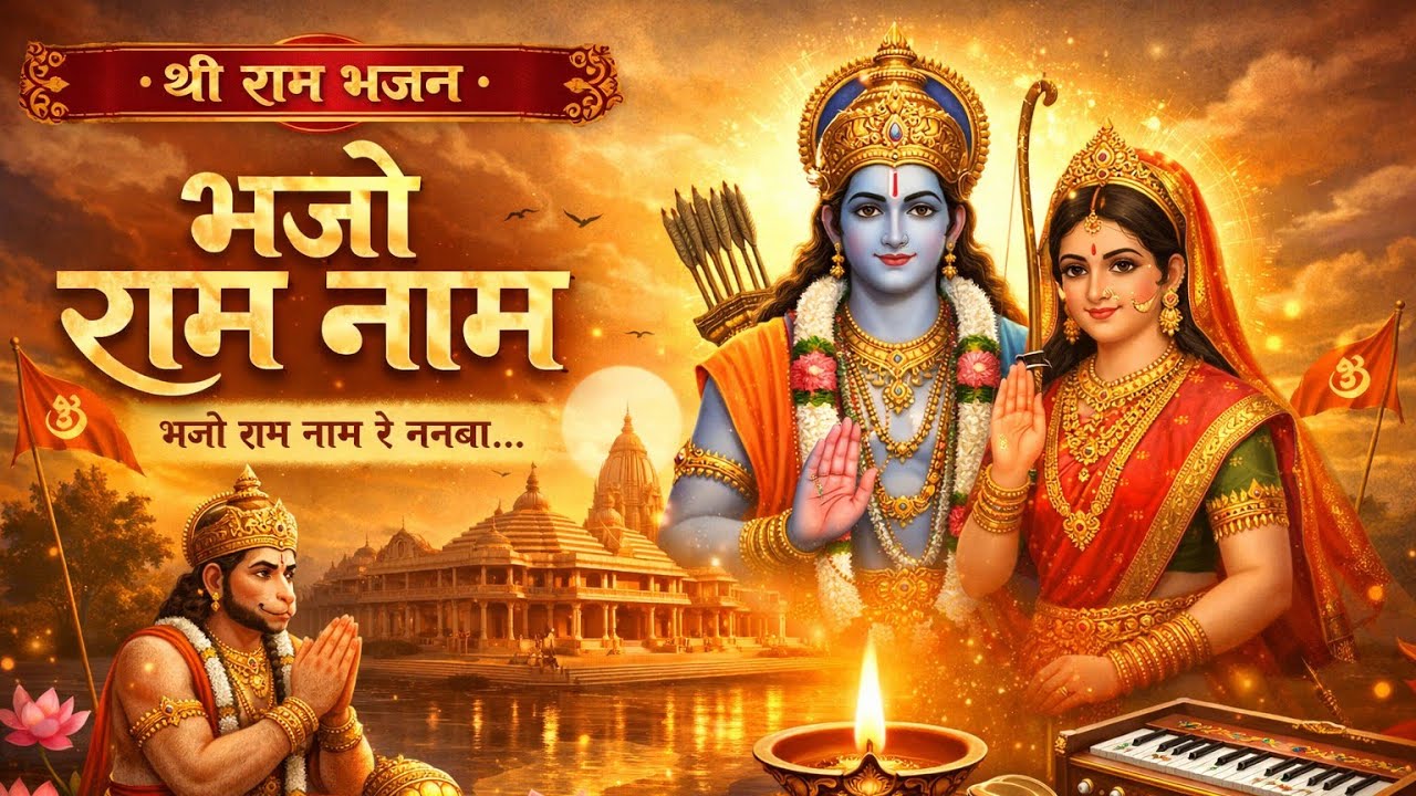 भजो राम नाम रे मनवा | Most Peaceful Ram Bhajan | राम नाम भजन