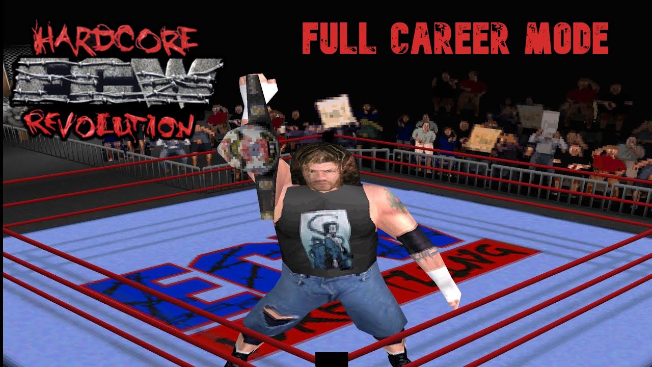 ECW Hardcore Revolution - Raven - Full Career Mode (PS1)