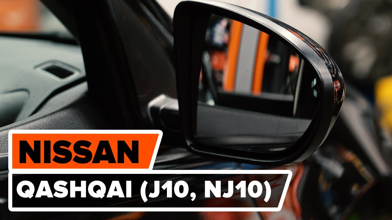 How to change glass for wing mirror NISSAN QASHQAI (J10, NJ10) [TUTORIAL AUTODOC]