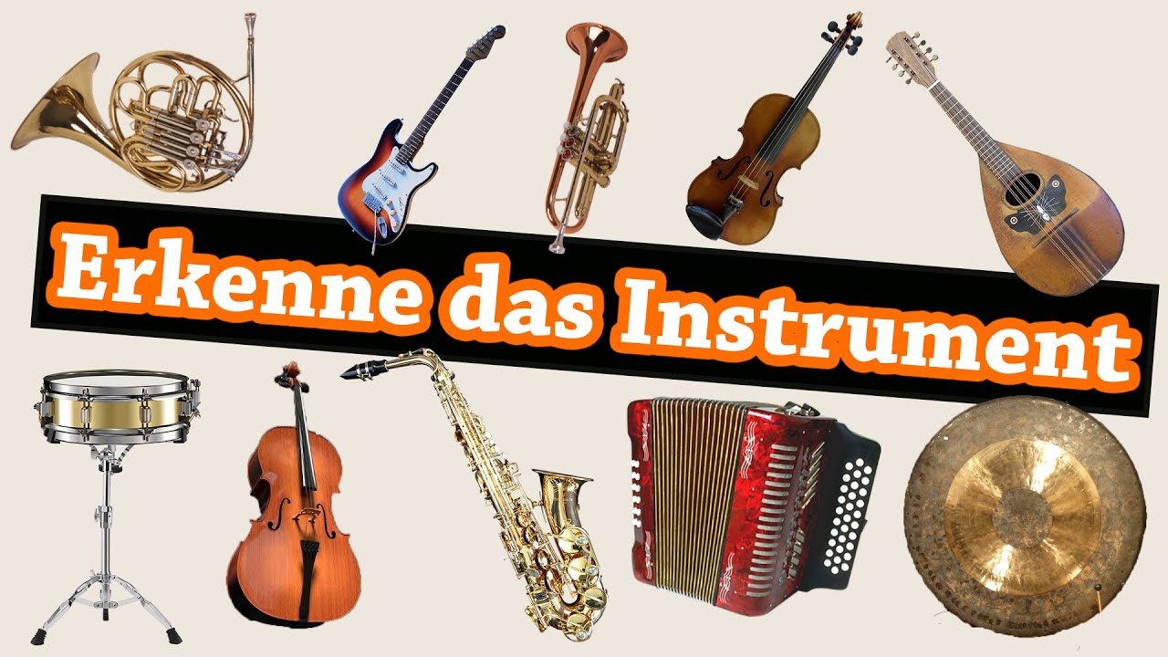 20 Musikinstrumente erkennen am Klang | sporcle