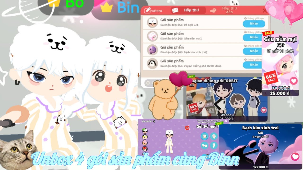 Play Together | Unbox 4 gói sản phẩm cùng @adubinne  | #playtogether #xuhuongyoutube 