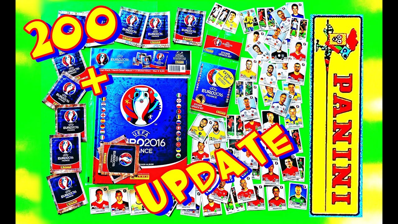 ⚽ PANINI Sticker UEFA Starter Pack new Hard - Cover Album FRANCE EURO 2016 OFFICIAL ⚽ video LuckyBag