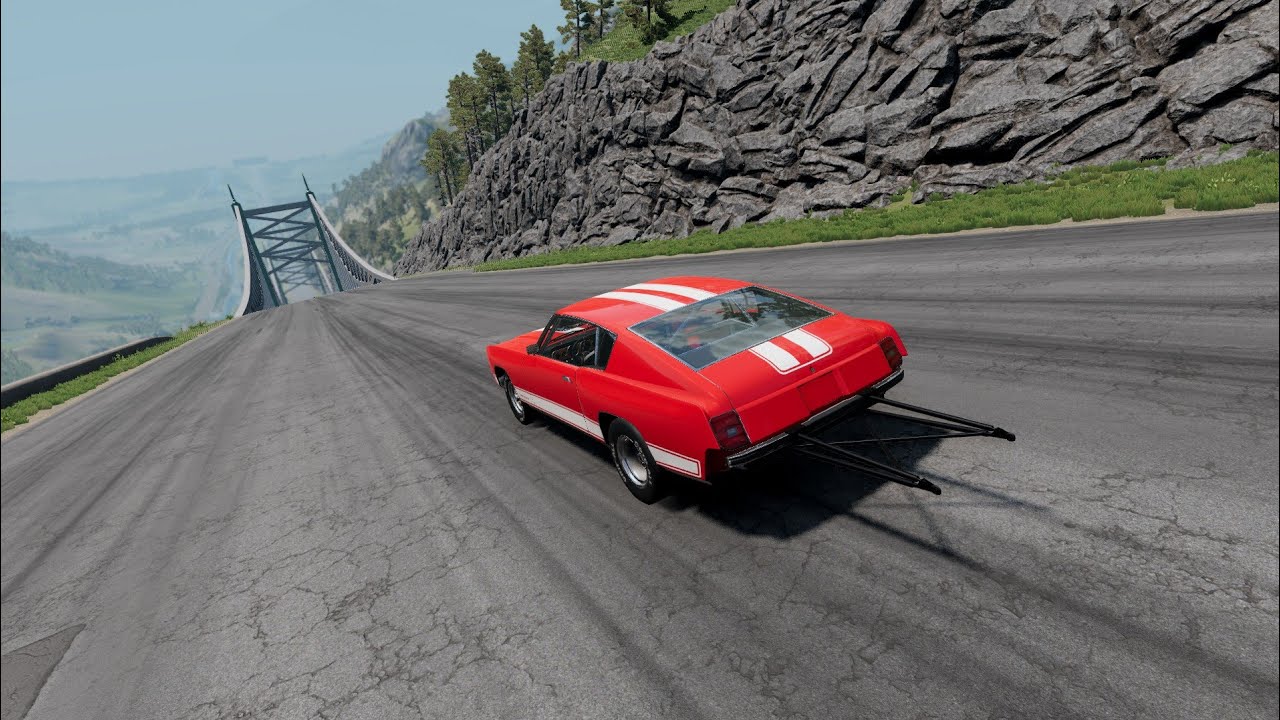 Full Throttle INSANE Long Downhill Mayhem! | BeamNG.drive Epic Crashes & Speed Test #11