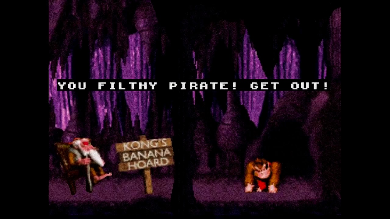 Donkey Kong Country - Anti Piracy Screen (SNES)