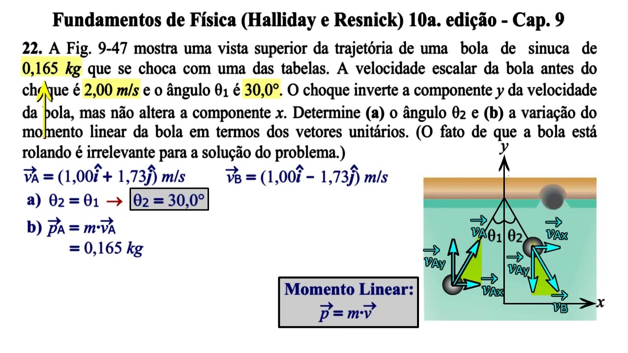 Aula 22 - Fundamentos de Física (Halliday e Resnick) 10a. Edição - Cap 9.