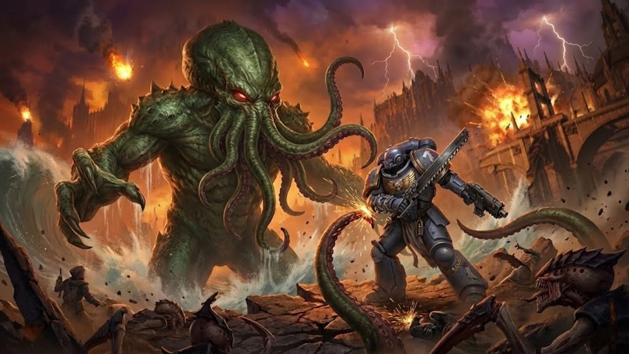 WHAT IF CTHULHU EMERGED IN WARHAMMER 40K?