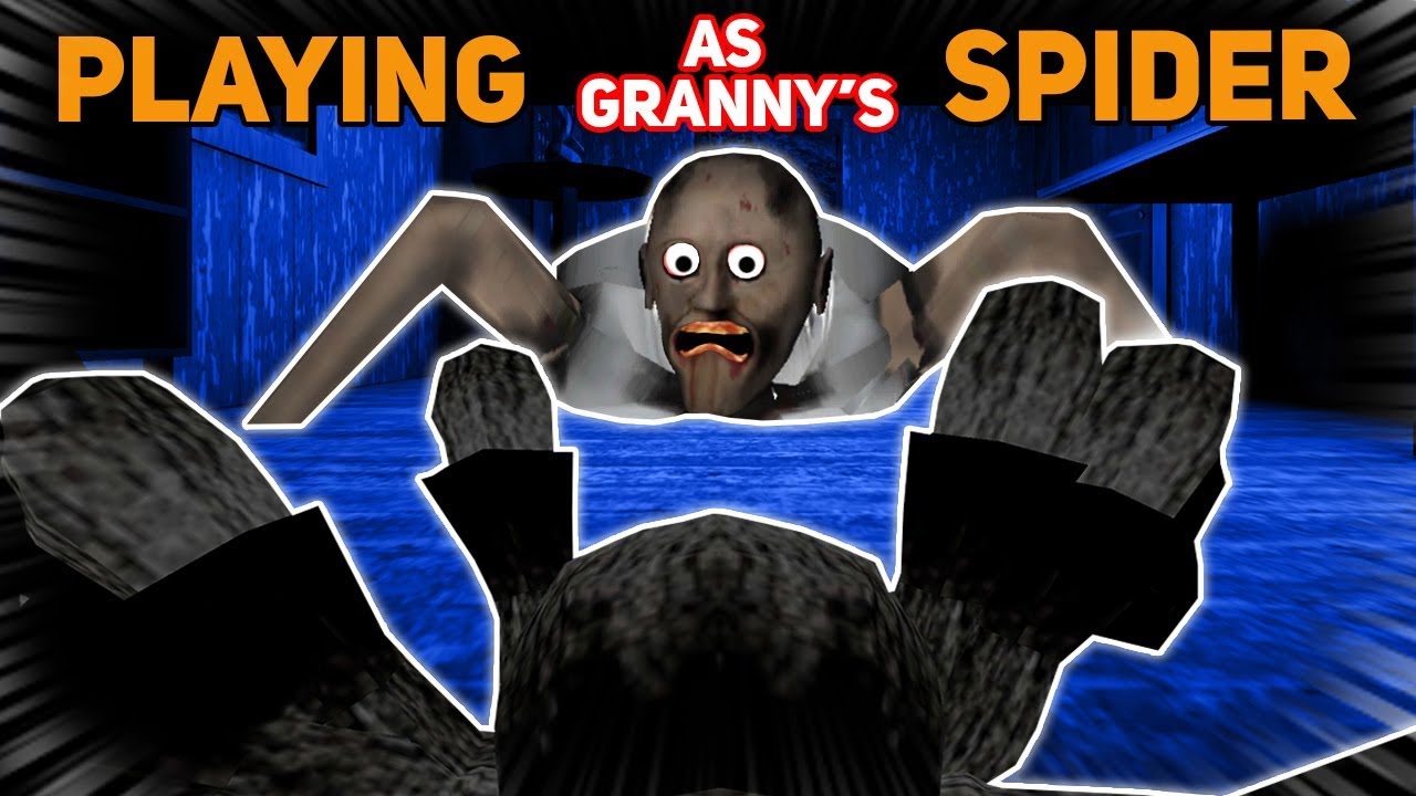PLAYING AS GRANNY&rsquo;S PET SPIDER?!?!? (Riding Spider Glitch) | Granny The Mobile Horror Game (Mods)