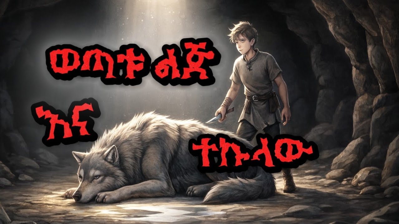 ወጣቱ ልጅ እና ተኩላው 🐺 ድንቅ የእንቅልፍ ታሪክ / night story 😴 የማታ ታሪኮች 