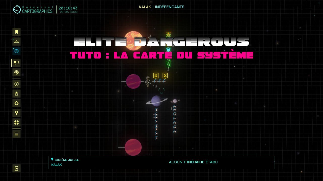 [TUTO] Elite Dangerous : Carte du système pour débutants (2023) [Odyssey]