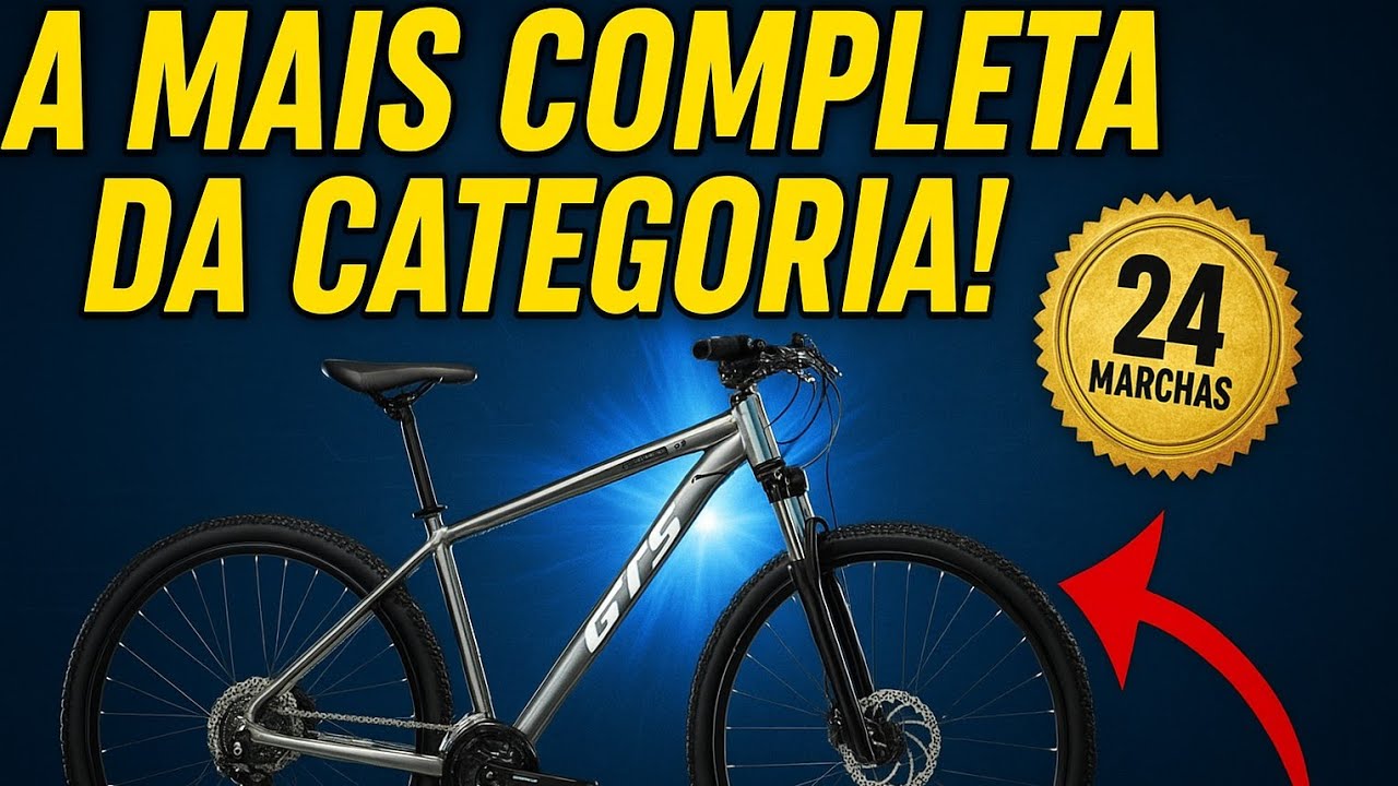 Essa Bike SURPREENDEU! GTS RDX 24v Aro 29 com Freio a Disco – Review Completo
