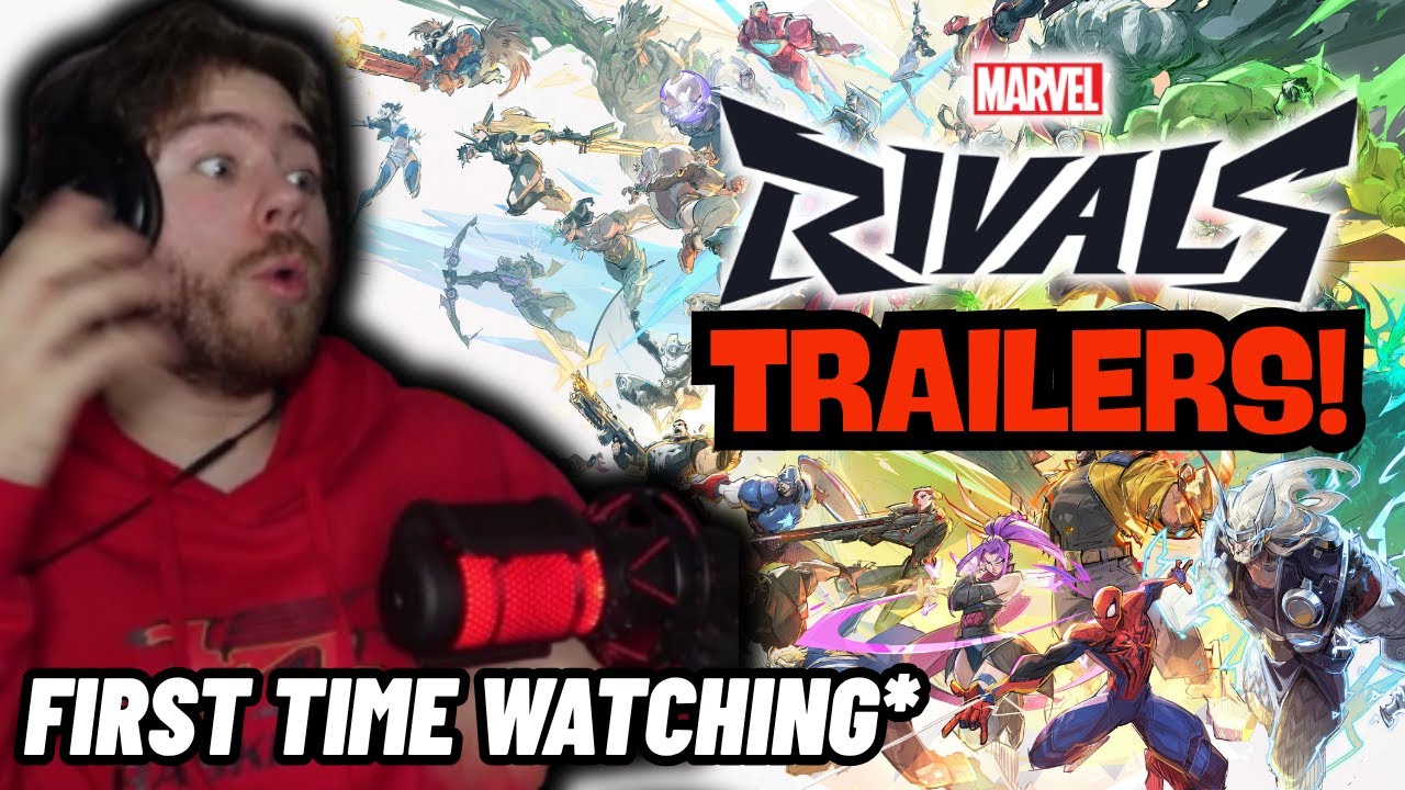 FIRST TIME WATCHING ALL MARVEL RIVALS TRAILERS REACTION!!