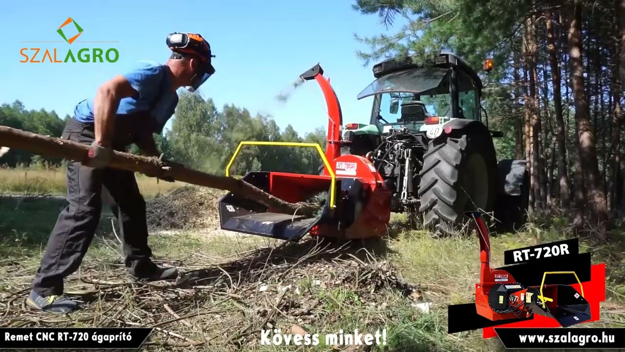 Ismerje meg a RemetCNC RT-630-as és az RT-720-as ágaprítót!