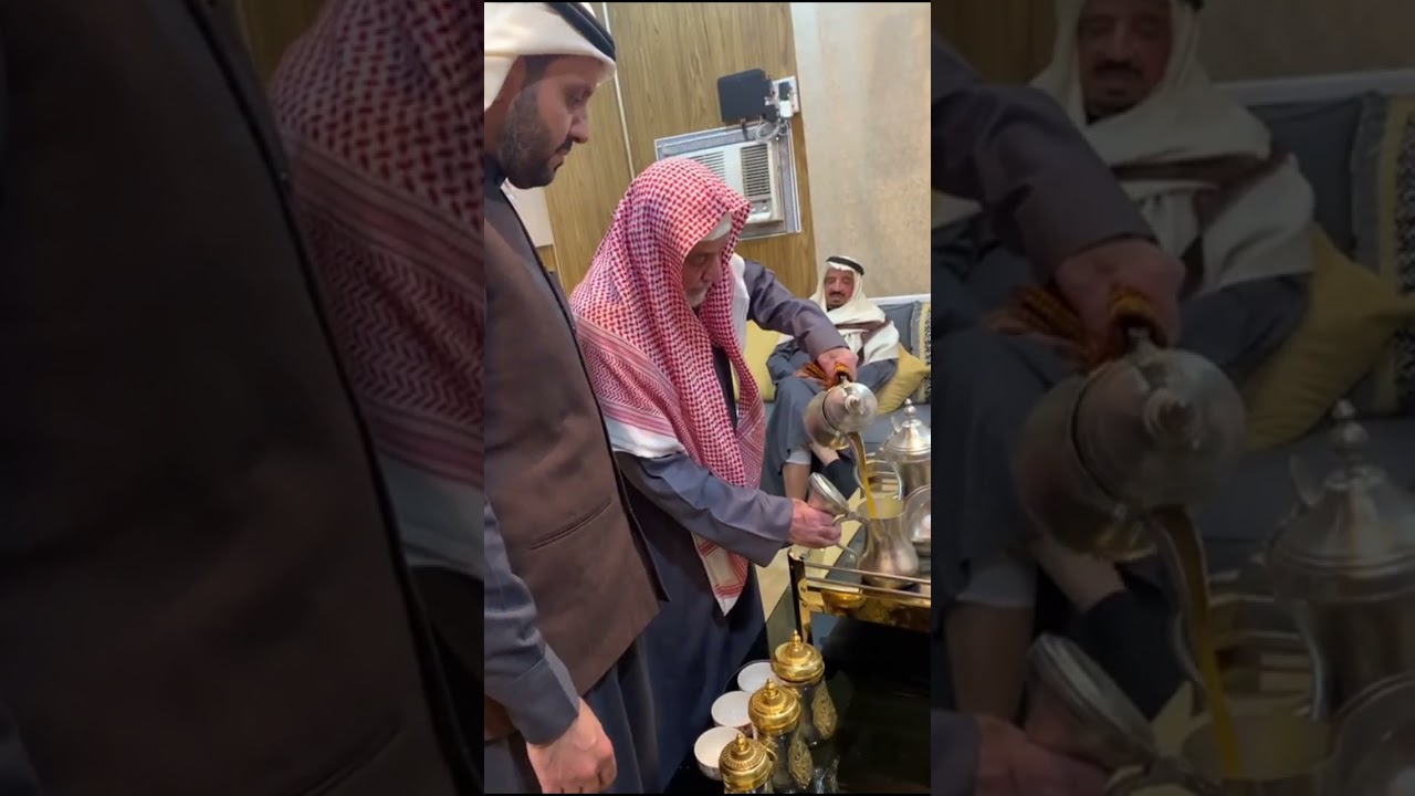 طريقة اعداد وتحضير القهوة السعودية للاستاذ صالح سالم الحمندي