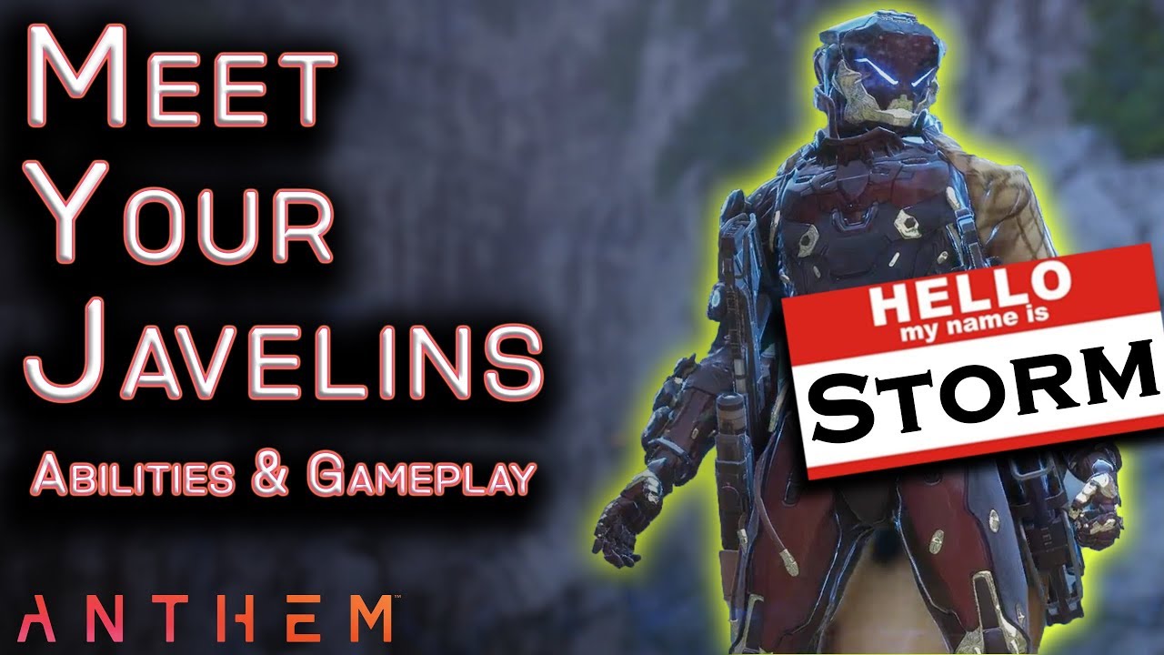Anthem Javelins: Storm - Intro, Abilities & Gameplay