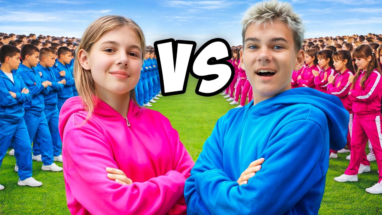 ДЕВОЧКИ vs МАЛЬЧИКИ Челлендж ! Кто ПОБЕДИТ?