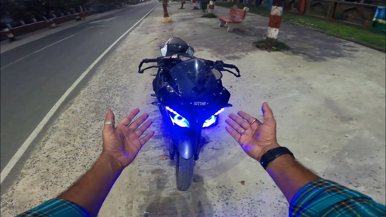 Angel Eyes Installation on rs200 or rc200 || Ring Light || #rs200 @AjVlogs786