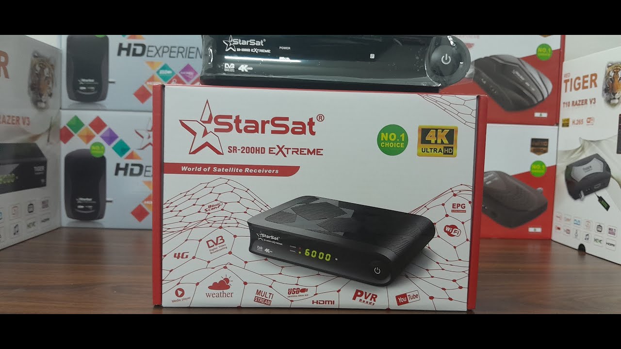 STARSAT SR-200HD EXTREME 4K Digital Satellite Receiver l Unboxing Feature Detail l Urdu/Hindi