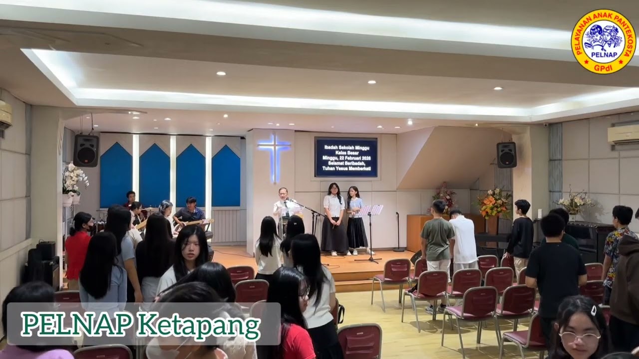 Ibadah Sekolah Minggu Kelas besar tanggal 22 Februari 26 - PELNAP Ketapang 