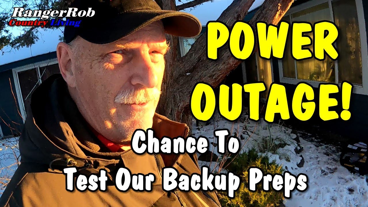 Power Outage, Chance to Test Our Generator & Prep Backups