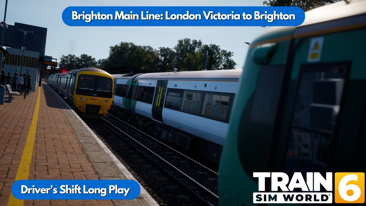 Brighton Main Line Longplay (Pt.1) | Train Sim World 6 Live!