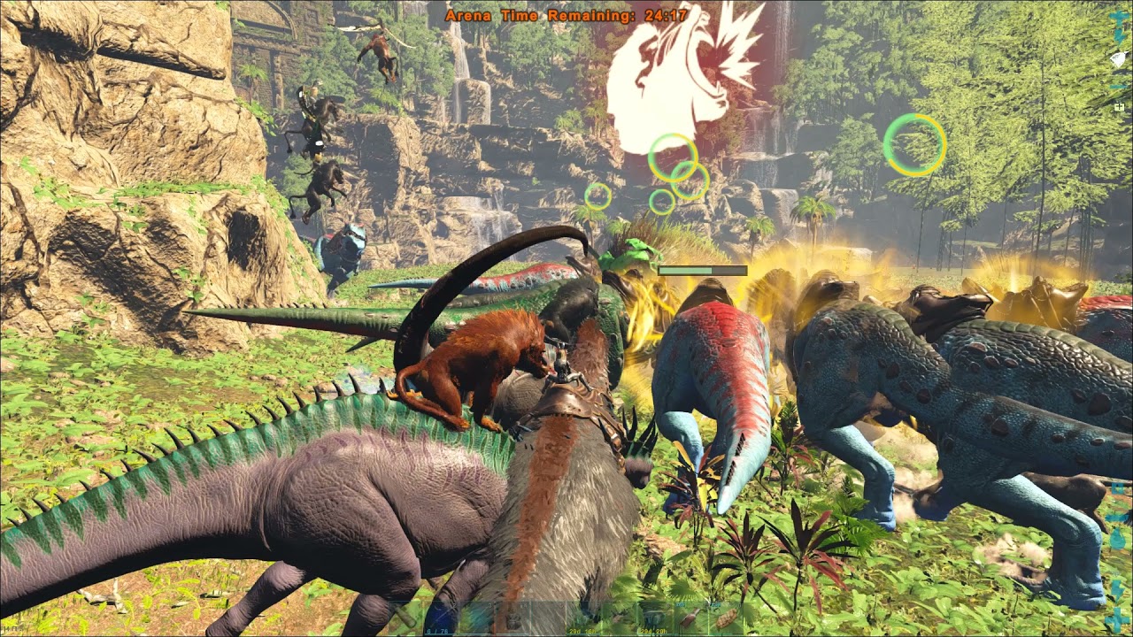 ARK: Survival Evolved. Dinopithecus King Gamma. Lost Island [Official PVE]