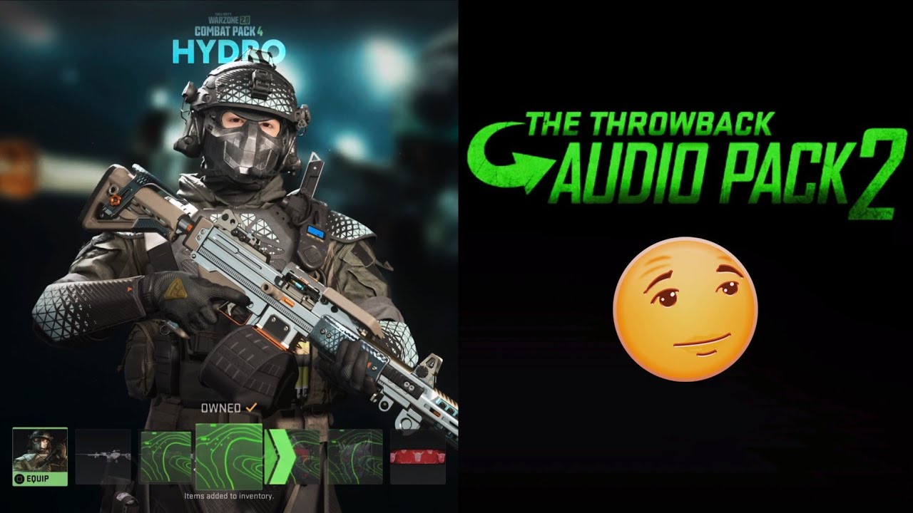 Hydro Combat Pack&The Throwback Audio Pack 2