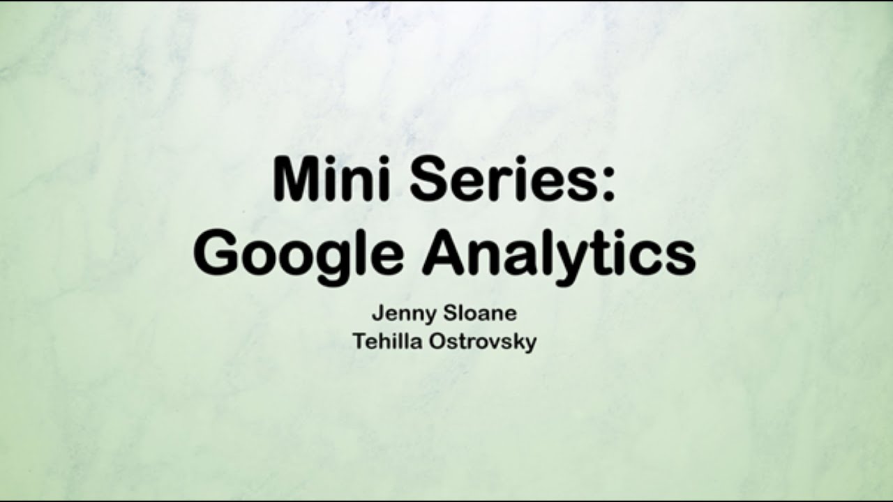 R Blogdown Tutorial: Google Analytics