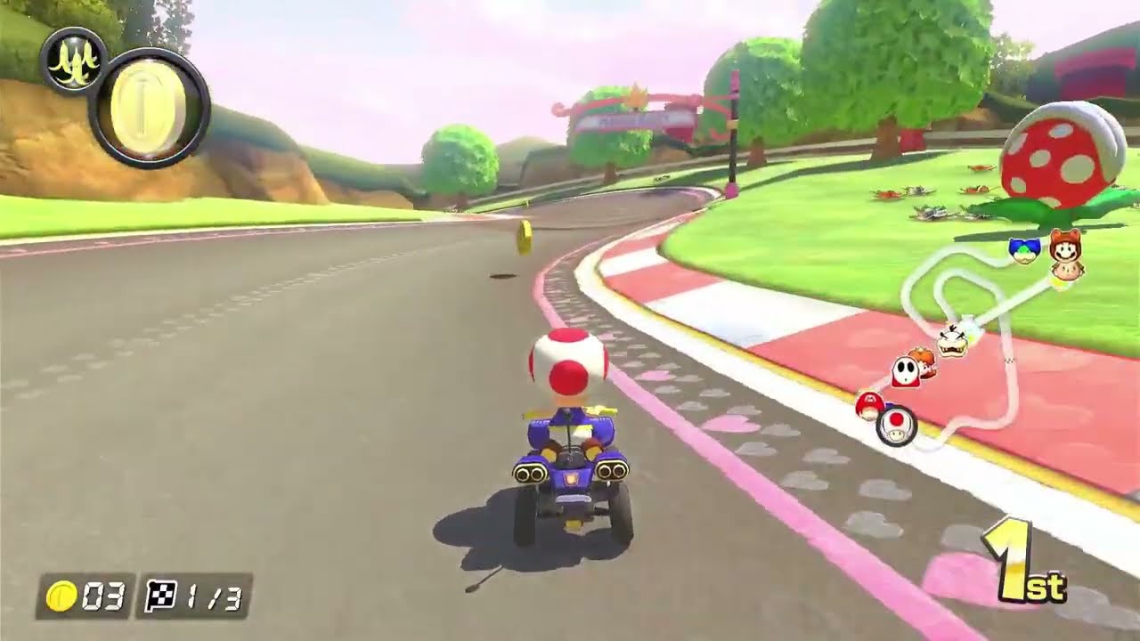 Mario Kart ~ Royal Raceway ~ TOAD ~ Banana Cup ~ N64