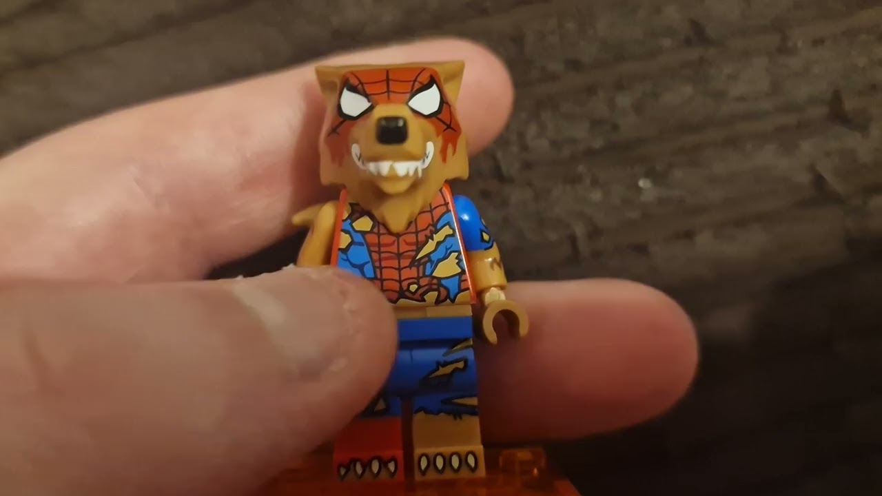 Lego Minifigures Spider-Man Across The Spider-Verse Werewolf Spider-Man toy review