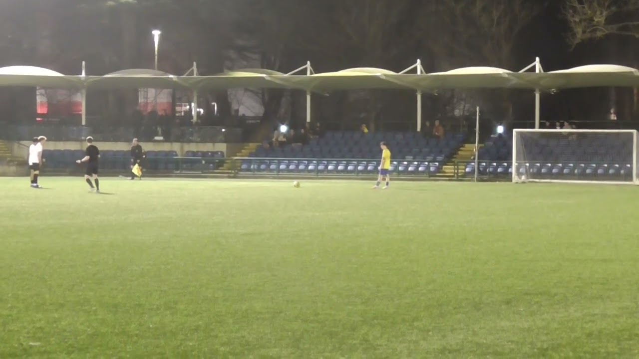 Liam Blake scores for Corinthians v Onchan (2-1) Under 18s Cup final 4 March 2026