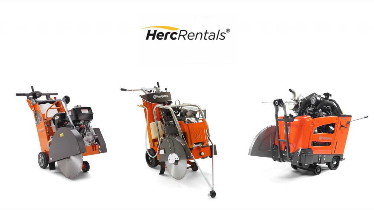 Walk Behind Concrete Saw Training by Husqvarna - Concrete & Masonry from Herc Rentals
