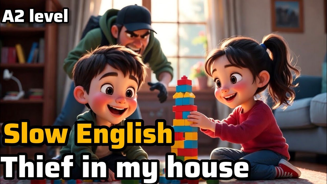 Thief in My House at Night?! 😱 But It Was... | Easy English Story A2