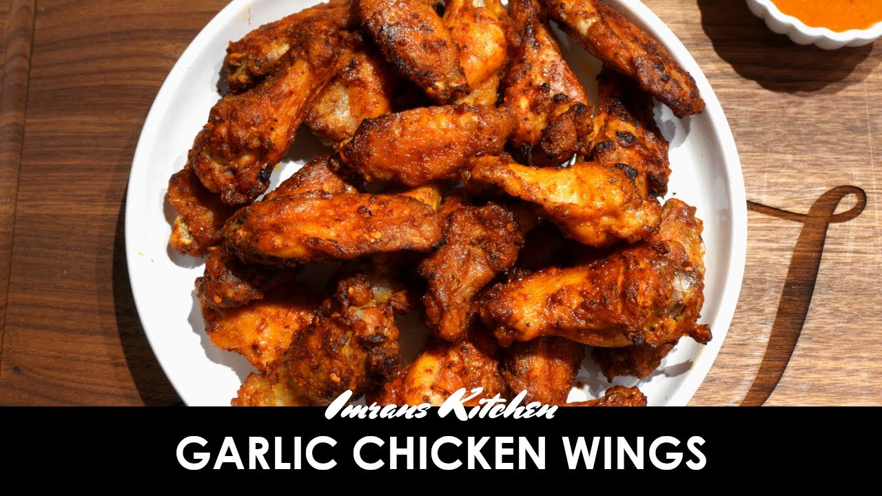 Chili Garlic Chicken Wings In The Air Fryer | Air Fried Spicy Chicken Wings Recipe