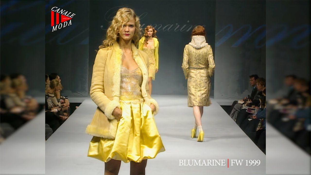 BLUMARINE Осень-Зима 1999 Милан 4K — Fashion Channel