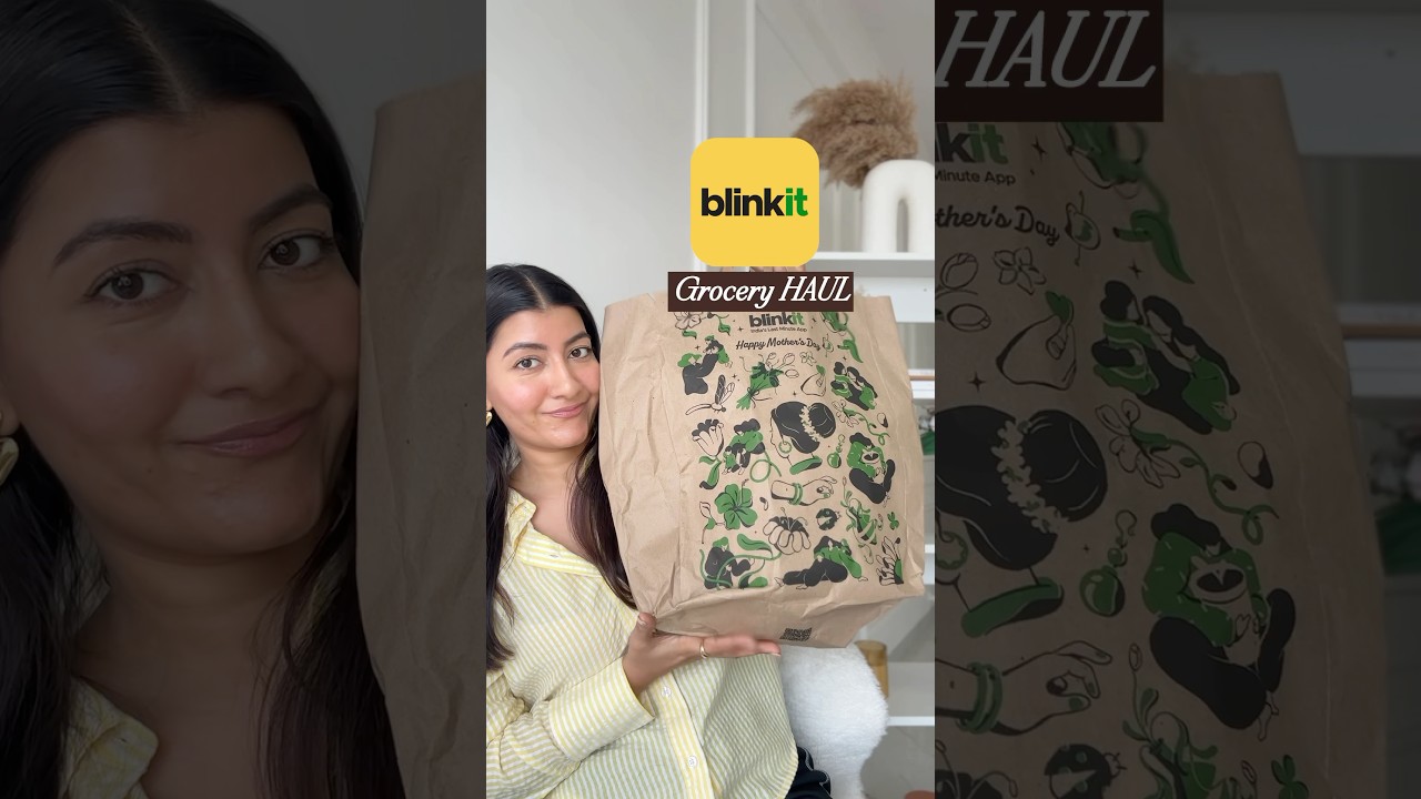 How much I spent on *BlinkIt* / Grocery Haul 🍪🥬🍞 #shorts #blinkithaul