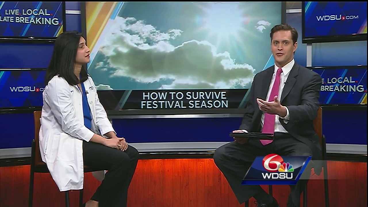 Health tips: How to survive New Orleans festival season