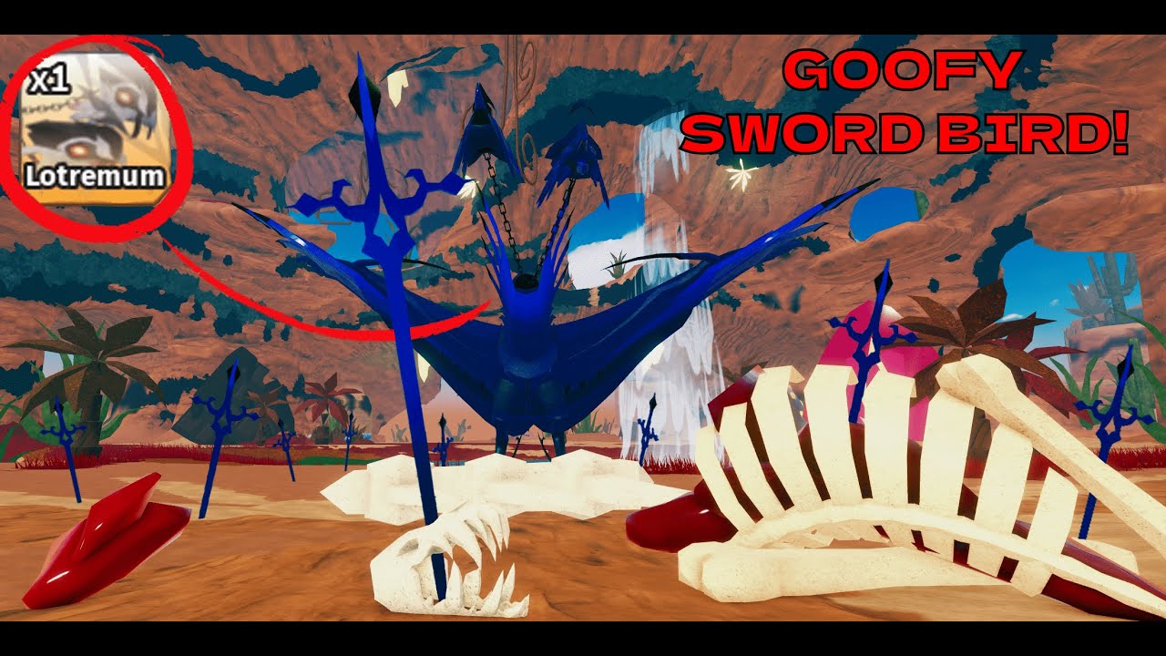 Kosing as this GOOFY BIRD Lotremum in Creatures of Sonaria! (With keyboard input)