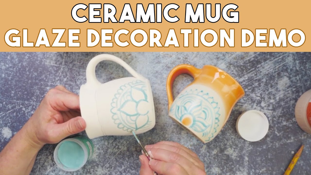 Ceramic Mug Glaze Decoration Demo